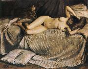 Gustave Caillebotte The fem on lie down on the sofa Sweden oil painting artist